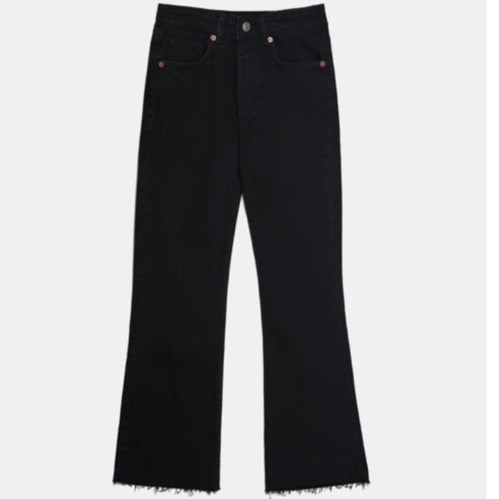 *NWT* Zara Cropped Flare Jeans